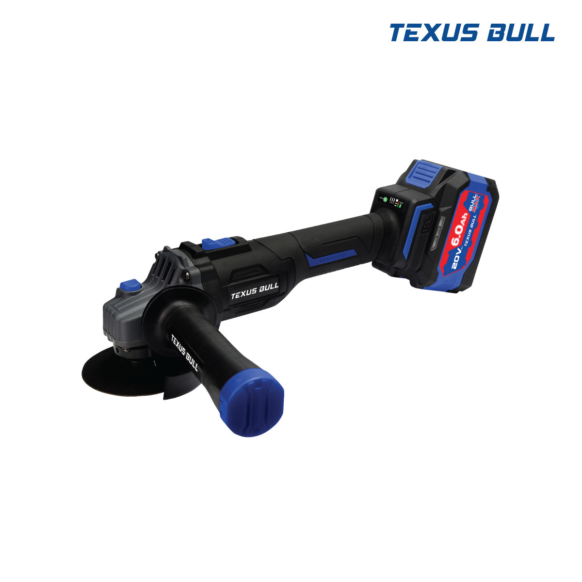 TEXUS BULL 20V เจียรมือไร้สาย ไร้แปรงถ่าน 4" 9800 RPM Compact 20V Li-ion TX-9811